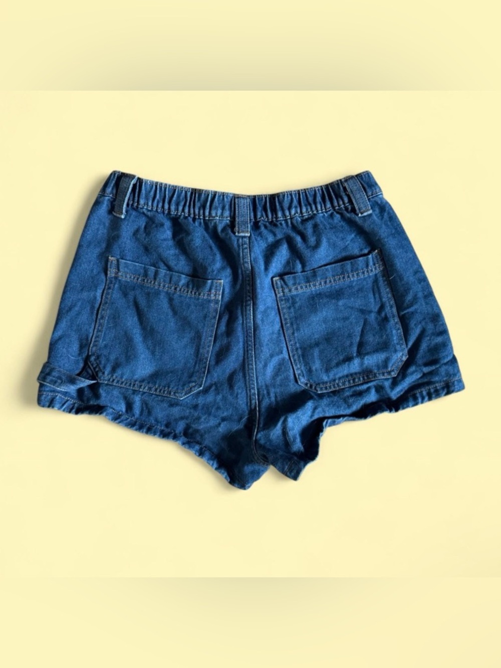 Wild Fable Super High Rise Utility Denim Shorts Size 10 - Picture 2 of 2